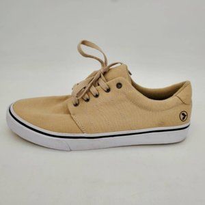 Kustom Mens Layday Athletic Sneakers Beige White‎ 4993112 Low Top Lace Up 10 M